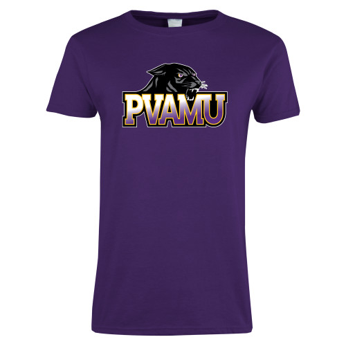  Womens Purple Short Sleeve Tee - Official Logo