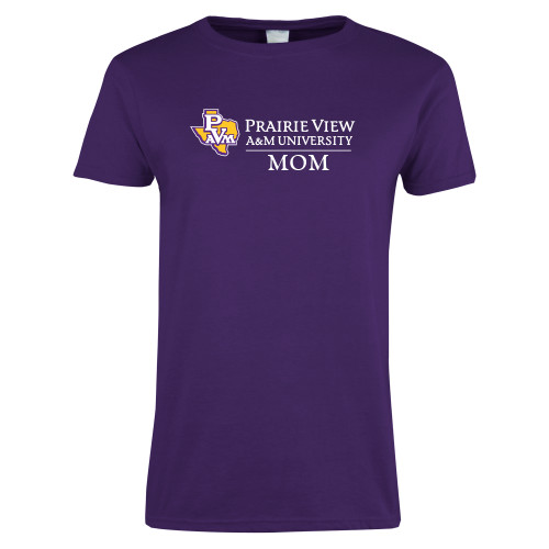Prairie View A&M Womens Purple Short Sleeve Tee