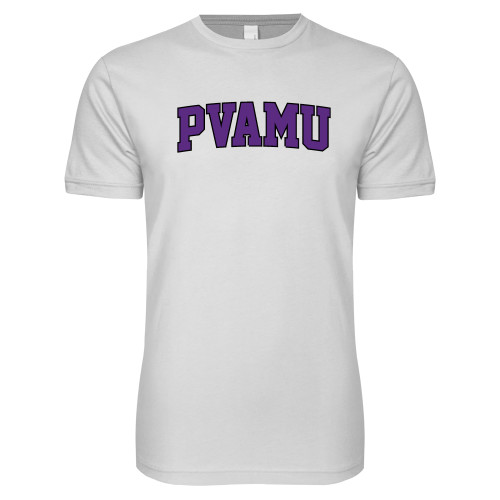  Next Level White SoftStyle T Shirt - Arched PVAMU