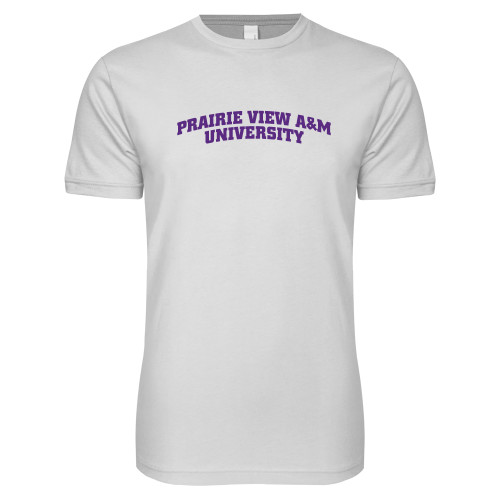  Next Level White SoftStyle T Shirt - Arched Prairie View A&M