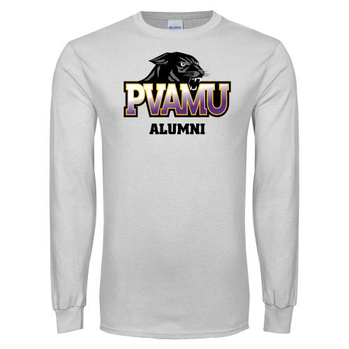  White Long Sleeve T Shirt - Alumni