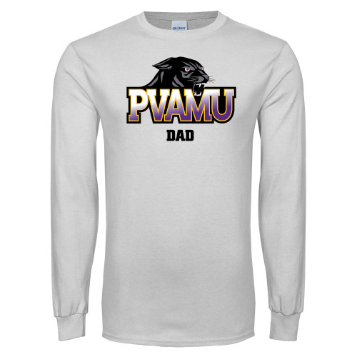  White Long Sleeve T Shirt - Dad