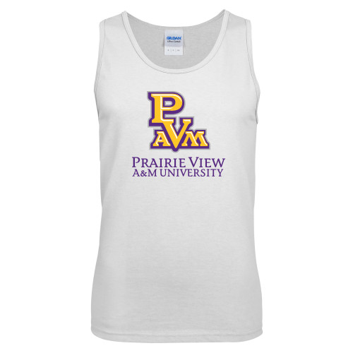  White Tank Top - PVAM Stacked