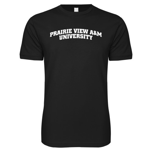  Next Level Black SoftStyle T Shirt - Arched Prairie View A&M