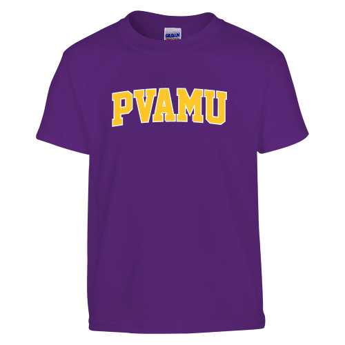  Youth Purple T Shirt - Arched PVAMU