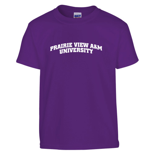  Youth Purple T Shirt - Arched Prairie View A&M