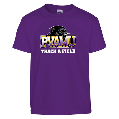  Youth Purple T Shirt - Track & Field