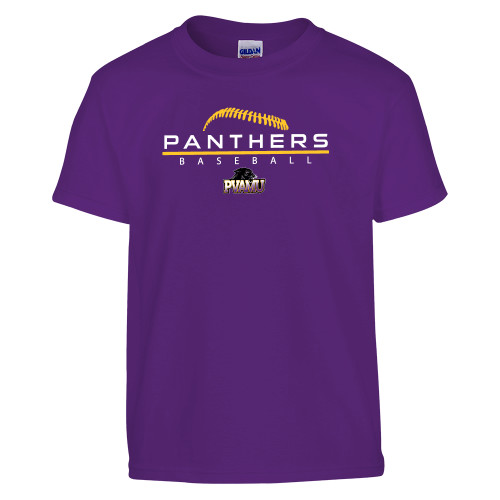  Youth Purple T Shirt - Baseball Design