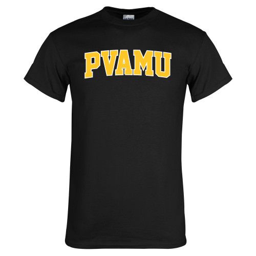  Black T Shirt - Arched PVAMU