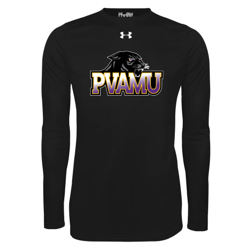  Under Armour Black Long Sleeve Tech Tee - Official Logo