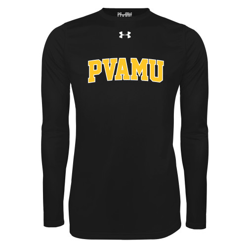  Under Armour Black Long Sleeve Tech Tee - Arched PVAMU