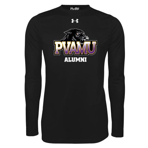 Under Armour Black Long Sleeve Tech Tee - Alumni