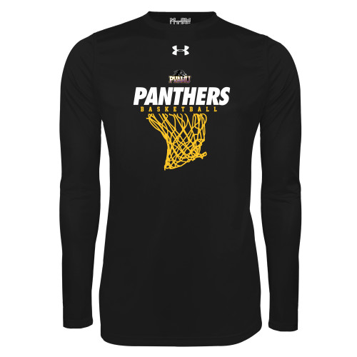  Under Armour Black Long Sleeve Tech Tee - Basketball Design