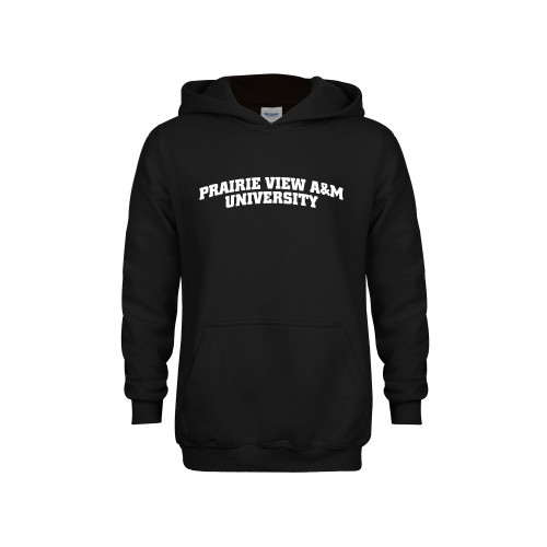  Youth Black Fleece Hoodie - Arched Prairie View A&M