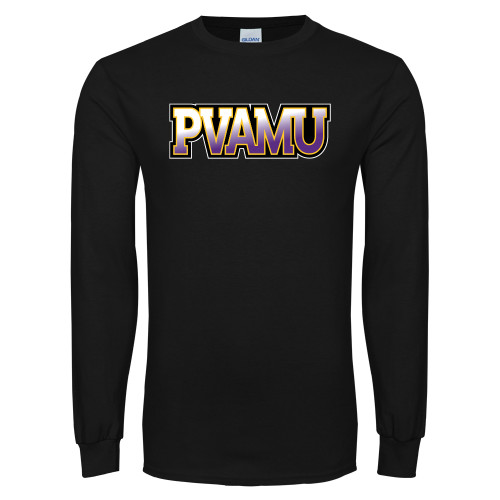  Black Long Sleeve T Shirt - PVAMU