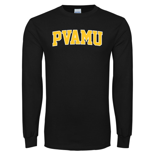  Black Long Sleeve T Shirt - Arched PVAMU