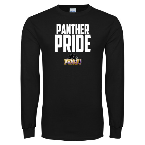  Black Long Sleeve T Shirt - Panther Pride
