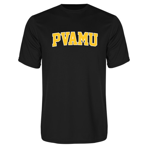  Black Performance Tee - Arched PVAMU
