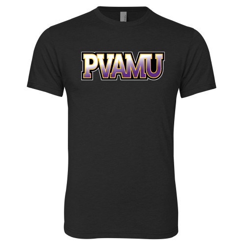  Next Level Black Triblend Tee - PVAMU
