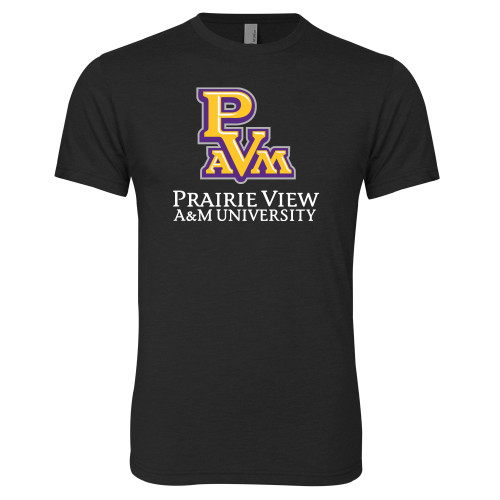  Next Level Black Triblend Tee - PVAM Stacked