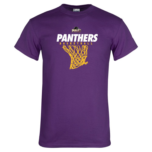  Purple T Shirt - Basketball Design