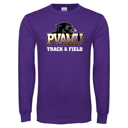  Purple Long Sleeve T Shirt - Track & Field