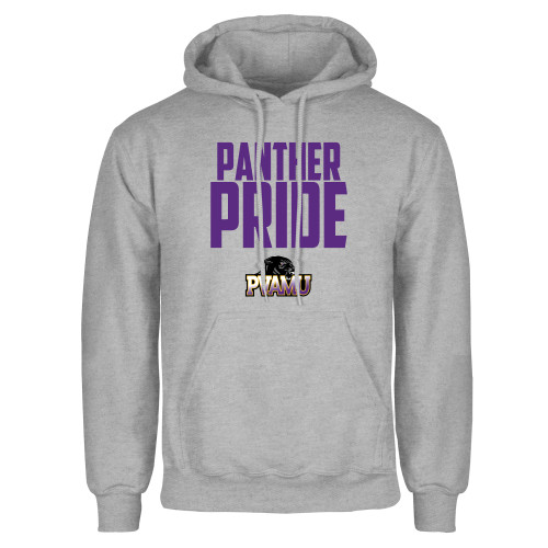  Grey Fleece Hoodie - Panther Pride
