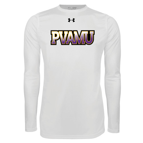 Main Image for  Under Armour White Long Sleeve Tech Tee