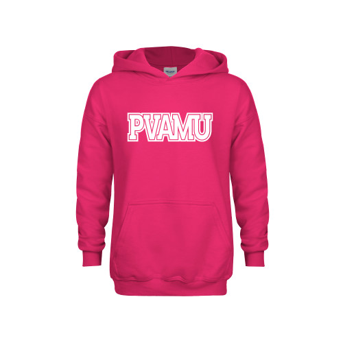  Youth Hot Pink Fleece Hoodie - PVAMU