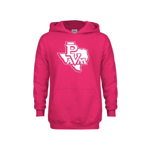  Youth Hot Pink Fleece Hoodie - PVAM Texas