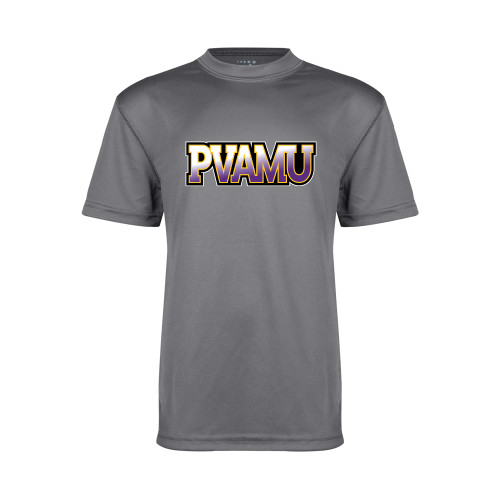  Youth Performance Grey Concrete Tee - PVAMU