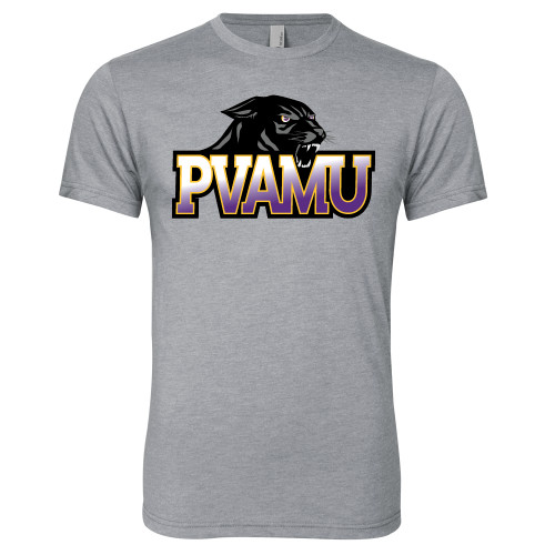  Next Level Heather Grey Triblend Tee - Official Logo