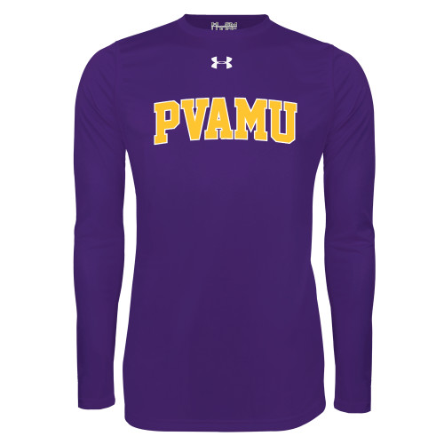  Under Armour Purple Long Sleeve Tech Tee - Arched PVAMU