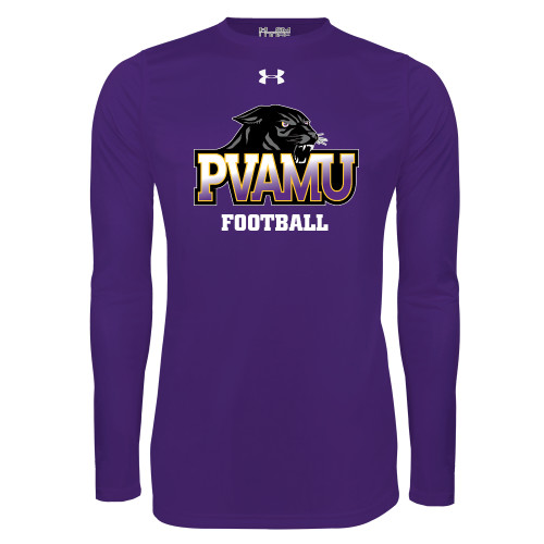 Prairie View A&M Under Armour Purple Long Sleeve Tech Tee