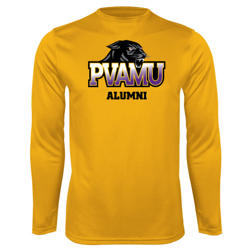  Gold Performance Long Sleeve Shirt - Alumni