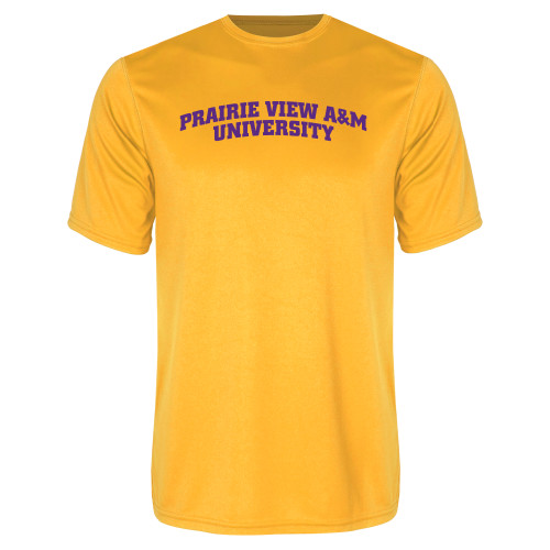  Gold Performance Tee - Arched Prairie View A&M