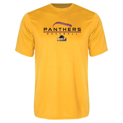  Gold Performance Tee - Baseball Design