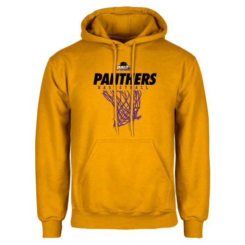  Gold Fleece Hoodie - Basketball Design