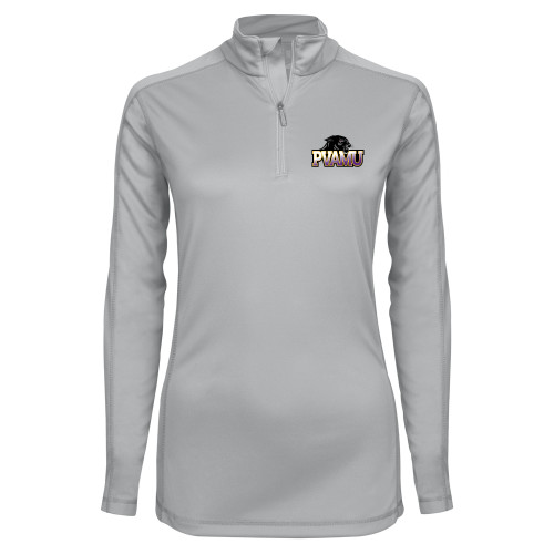  Syntrel Womens Platinum Interlock 1/4 Zip - Official Logo