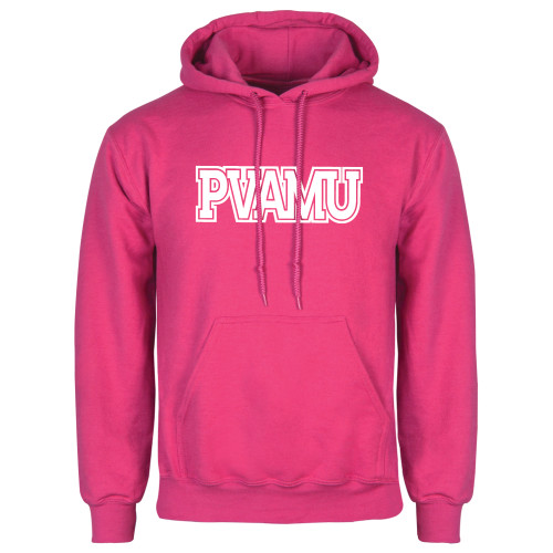  Womens Fuchsia Fleece Hoodie - PVAMU