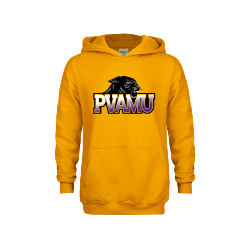  Youth Gold Fleece Hoodie - Official Logo