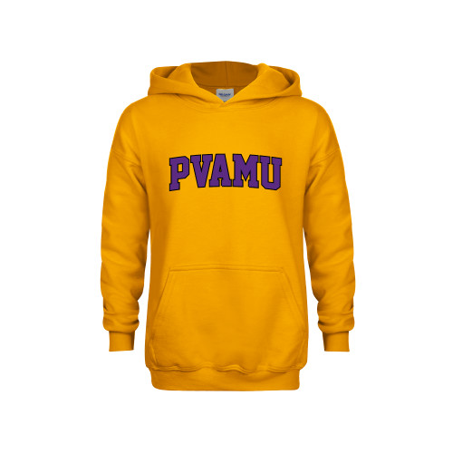  Youth Gold Fleece Hoodie - Arched PVAMU