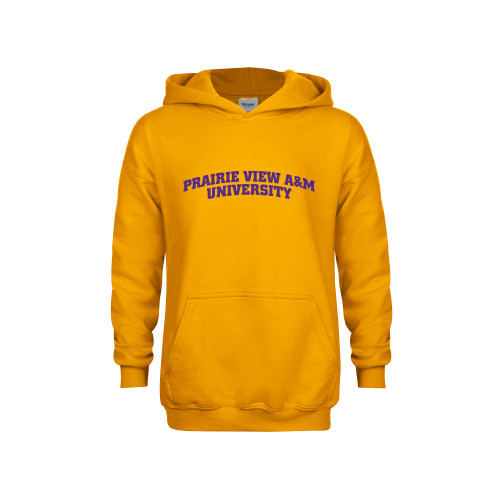  Youth Gold Fleece Hoodie - Arched Prairie View A&M