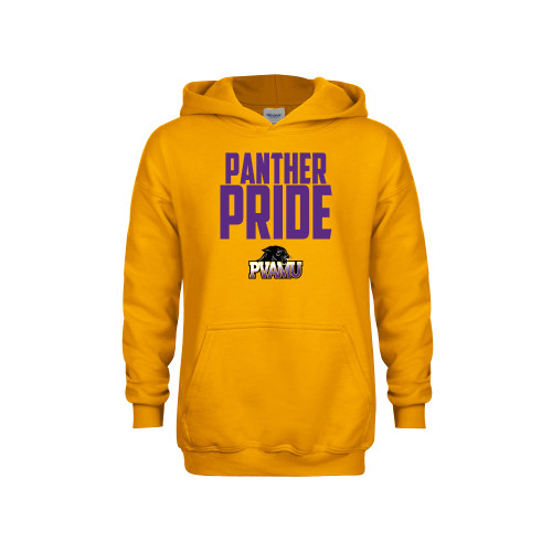  Youth Gold Fleece Hoodie - Panther Pride