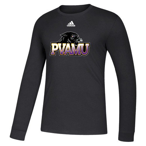  Adidas Black Fresh Long Sleeve Tee - Primary Athletics Mark Adidas