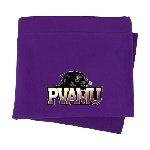  Purple Sweatshirt Blanket - Official Logo