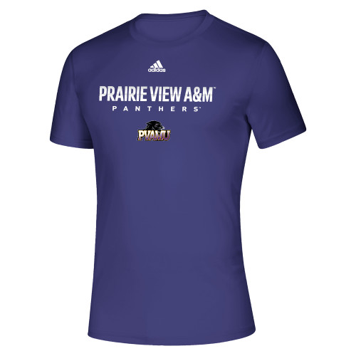  Adidas Purple Creator Performance Tee - Adidas Chrome Design PVAMU
