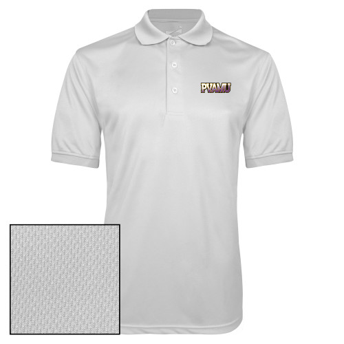  White Dry Mesh Polo - PVAMU