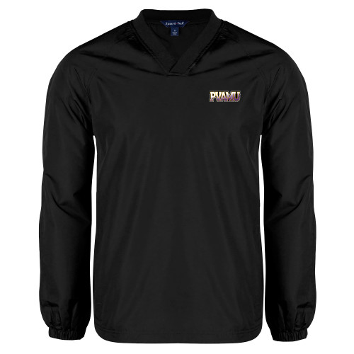  Black V Neck Raglan Windshirt - PVAMU