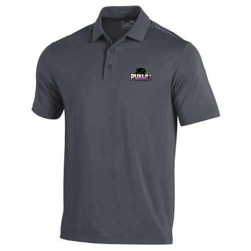  Under Armour Graphite Performance Polo - Official Logo